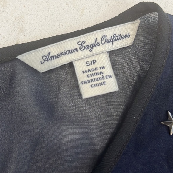 American Eagle Outfitters Sleeveless Top with Stars and Studs - Picture 3 of 7